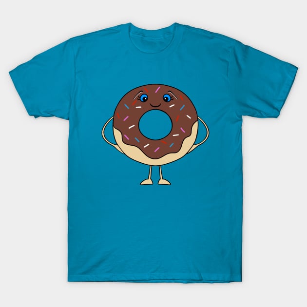 FUNNY Sprinkled Donut T-Shirt by SartorisArt1